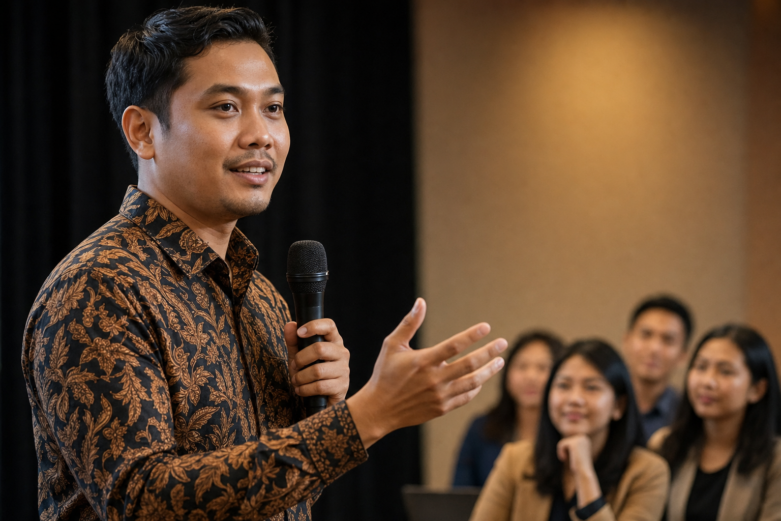 Berlatih gestur dan bahasa tubuh